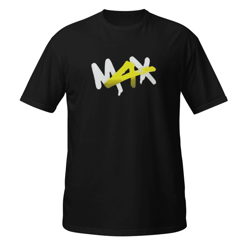 Max 4 Short-Sleeve Unisex T-Shirt — Black