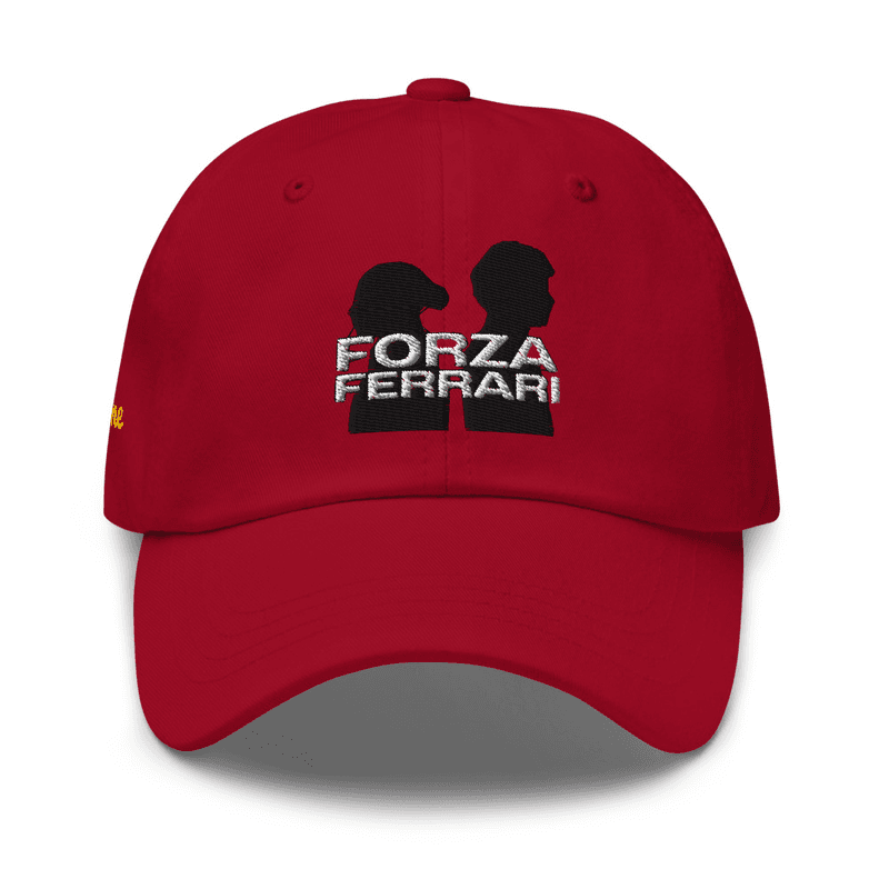 Forza Charles Lewis Dad hat — Cranberry